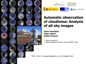 Automatic observation of cloudiness: Analysis of all-sky images