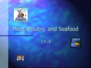 Meat, Poultry, and Seafood