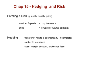 chap 15 - Futures & Hedging