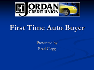 Car Loans - Finance in the Classroom