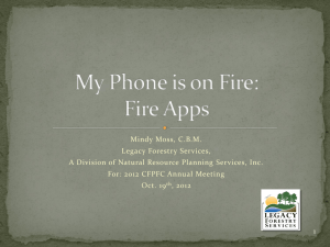 Fire Apps - University of Florida