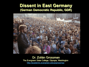 GDR Dissent - The Evergreen State College
