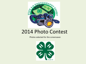 2014 Photo Contest Slideshow
