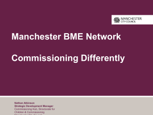 Advice Services – As is - Greater Manchester BME Network