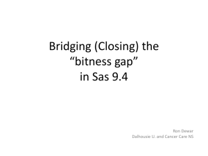 Bridging the “bitness gap” in Sas 9.4