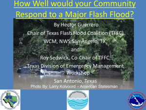 Flash Flood Warnings - Texas Emergency Management