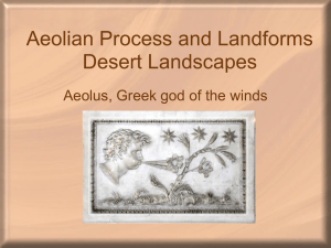 Arid and Aeolian Landscapes