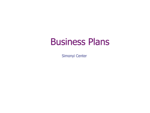 Business Plan Ideas PowerPoint