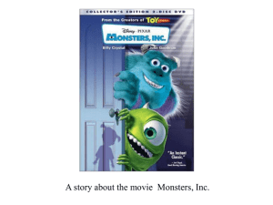Monsters, Inc - ppt