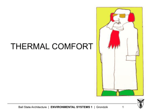Thermal Comfort
