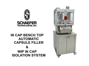 IN-CAP Presentation - Schaefer Technologies, Inc.