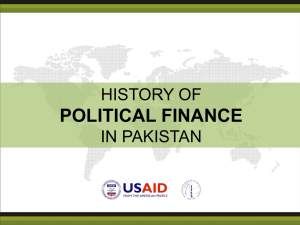 HISTORY OF POLITICAL SCIENCE IN PAKISTAN