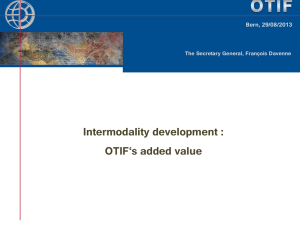 Intermodality as within OTIF