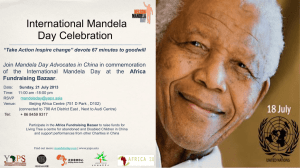 International Mandela Day Celebration