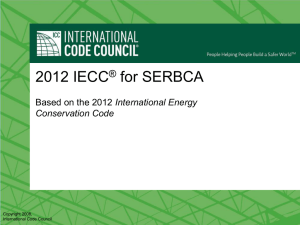 IECC for Commissioning Requirements