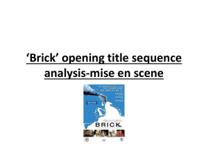 `Brick` opening title sequence analysis