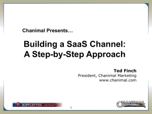 Building a SaaS Channel