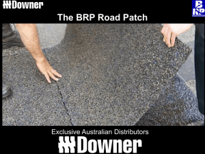The BRP Road Patch