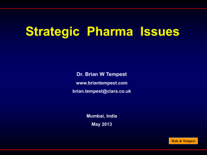 Strategic Pharma Issues