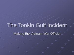 The Tonkin Gulf Incident