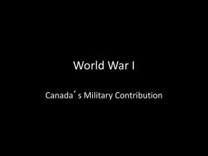 3 Canada`s Military Contribution