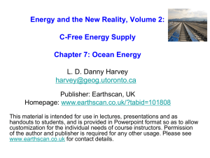 Powerpoint file for Chapter 7 (Oceanic energy)