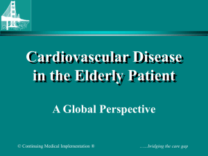 Cardiovascular Disease in the Elderly Patient A Global Approach