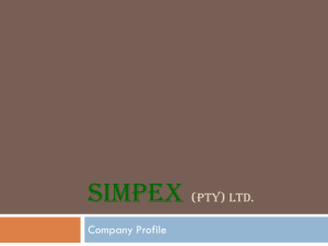 Simpex (Pty) Ltd. - Two Oceans Marketing