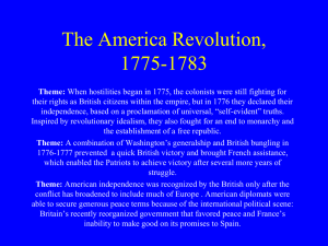 8 The America Revolution_ 1775-1783