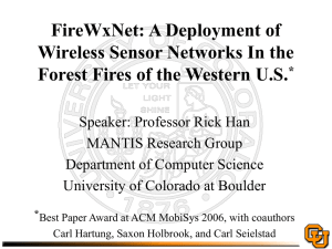 Powerpoint slides from a talk on FireWxNet