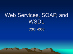 SOAP and WSDL