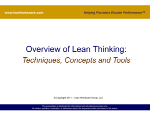 the process - Lean Homecare Consulting