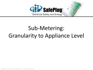 SafePlug sub-metering - Workspaces