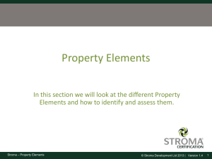 5. Property elements