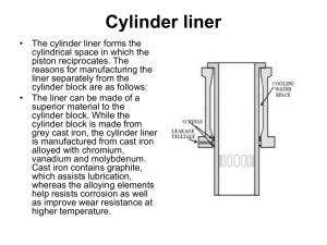 Cross Head Engine Cylinder Liner