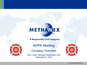 Methanex Company Introduction