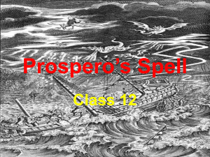 Class 12 Prospero`s Spell