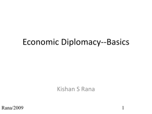 Economic Diplomacy-