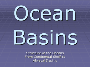Ocean Basin and Sediments