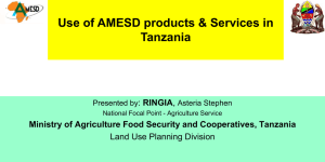 Tanzania-use-of-AMESD-products
