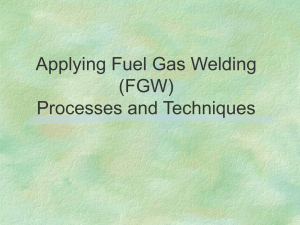 Applying Fuel Gas Welding (FGW) Processes and