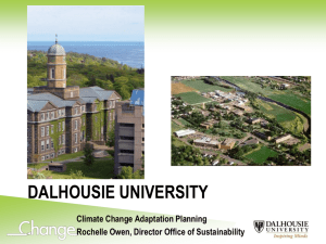 Climate Chanage Adaptation Planning for Campus