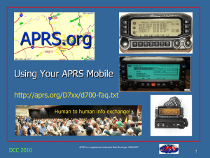 APRS Mobile presentation()