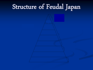 Structure of Feudal Japan