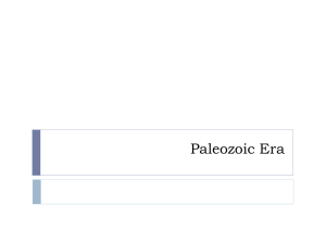 Paleozoic Era - E. R. Greenman