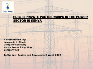 private sector investment in kenya power sector