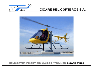 Cicaré SVH-3 Simulator/Trainer