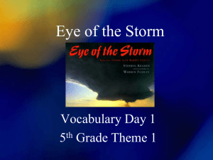 Eye of the Storm - Palmdale School District