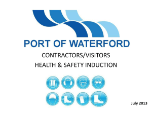 induction - Port of Waterford