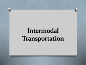 Intermodal Presentation - Transportation Careers